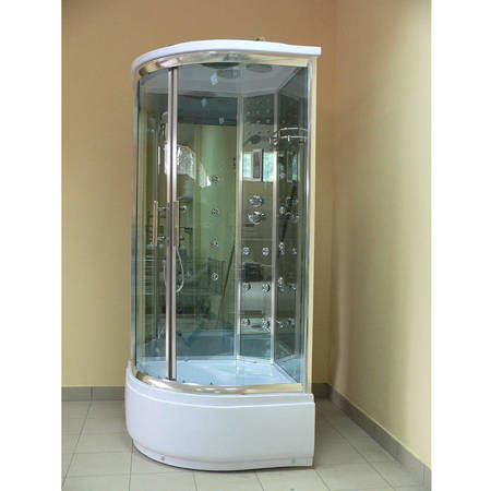 Calbati Kabina prysznicowa z hydromasażem (wymiary: 100x100x220 cm) 23181285